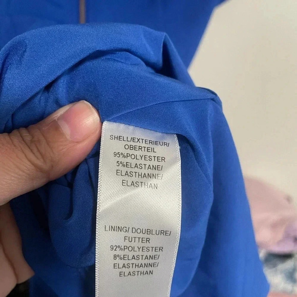 Adrianna Papell royal blue women’s midi dress size 4 - Picture 5 of 6